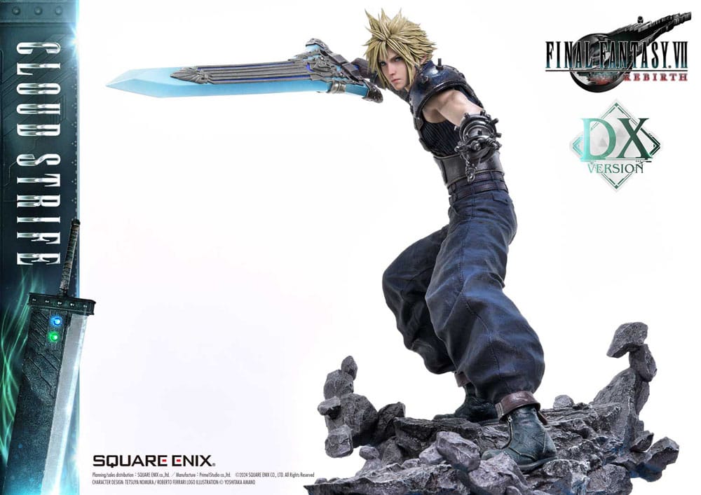 Final Fantasy VII Rebirth Estatua 1/4 Cloud Strife Deluxe Ver. 68 cm