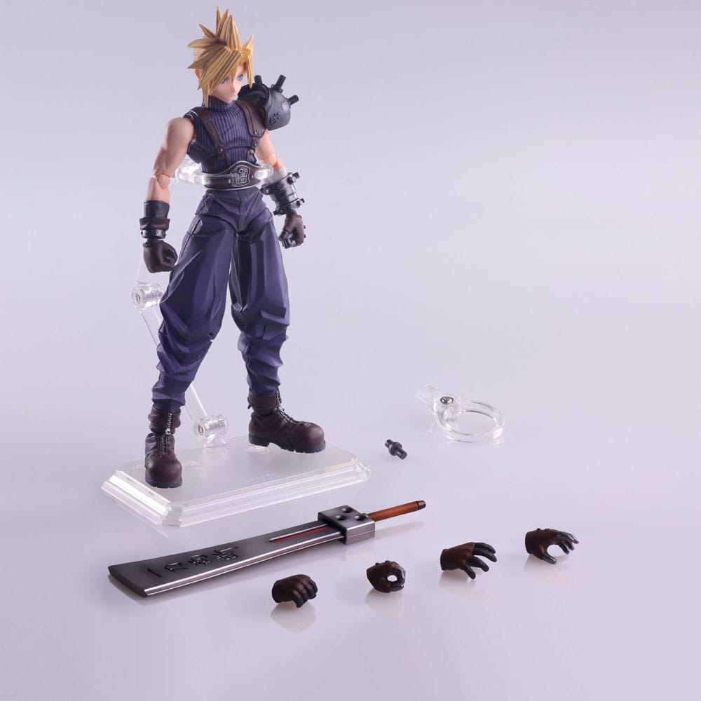 FINAL FANTASY 7 CLOUD STRIFE HARDEDGE BRING ARTS AF