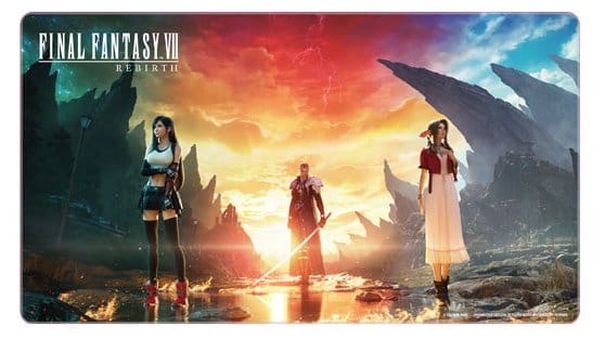Final Fantasy VII Rebirth Tapete de juego Key Art 61 x 34 cm Frikytopia