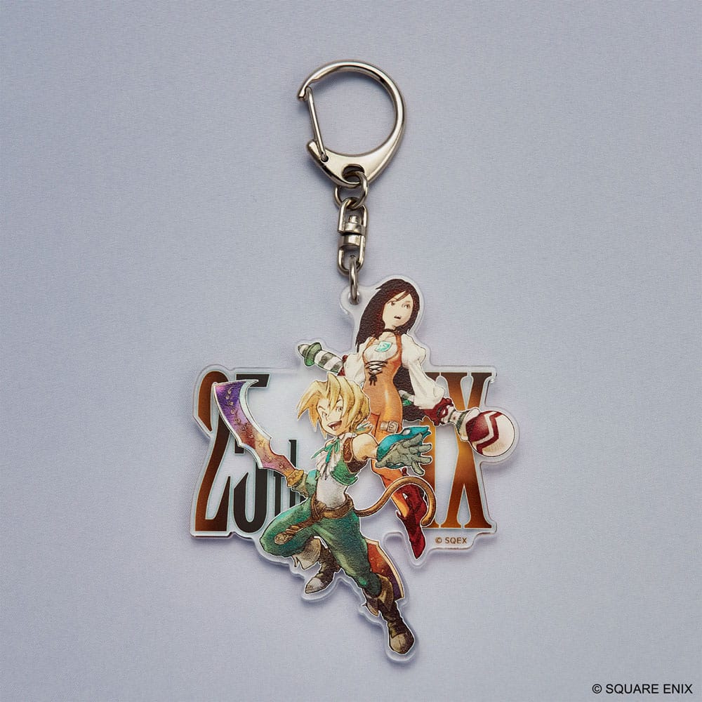 Final Fantasy IX Llavero acrílico 25th Anniversary Yitán y Garnet Frikytopia