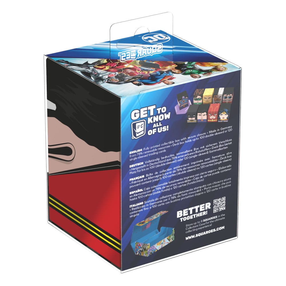 Caja de mazo squaroes dc justice league plastic man