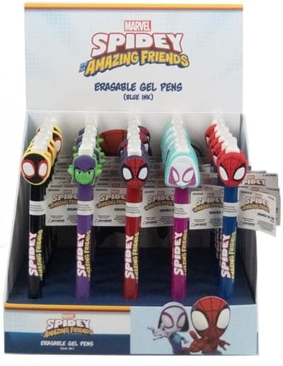 Spidey & Friends Bolígrafo de gel borrable Friends Expositor (30) Frikytopia