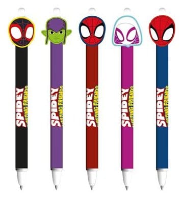Spidey & Friends Bolígrafo de gel borrable Friends Expositor (30)