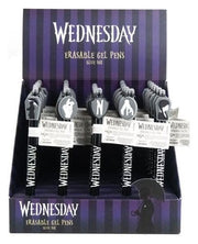 Wednesday Bolígrafo de gel borrable Black Expositor (30)