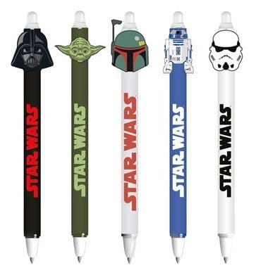 Star Wars Bolígrafo de gel borrable Characters Expositor (30) Frikytopia