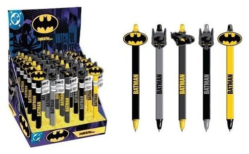 Batman Bolígrafo de gel borrable Icons Expositor (30) Frikytopia