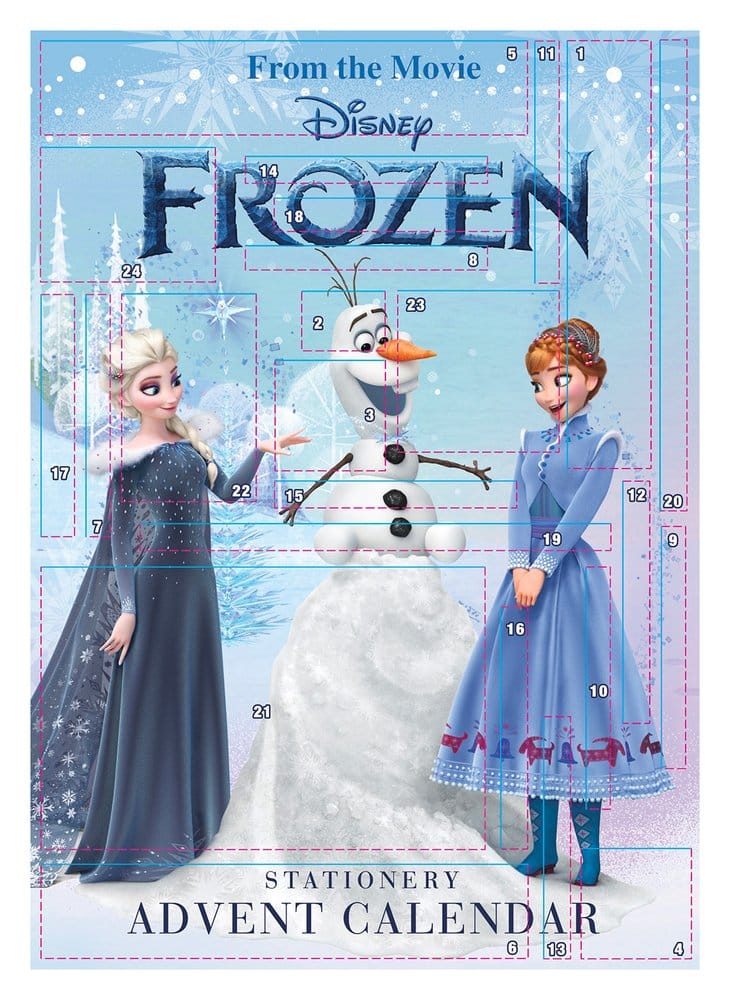 Frozen Calendario de Adviento 2027 Expositor (8) Frikytopia
