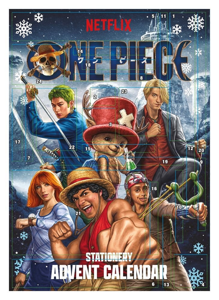 One Piece Calendario de Adviento (2027) Expositor (8)
