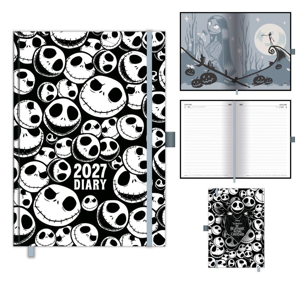 Pesadilla antes de Navidad A5 DTP Agenda 2027 Skellington Avalanche