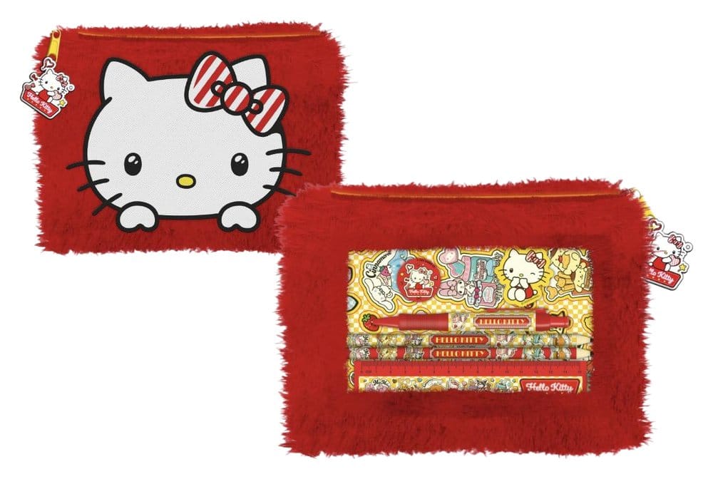 Hello Kitty and Friends Estuche de Peluche American Diner Version Set Expositor (12)