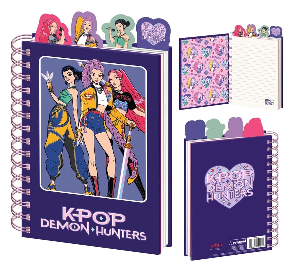 KPop Demon Hunters Cuaderno de Proyectos A5 Hunter/X Expositor (10) Frikytopia