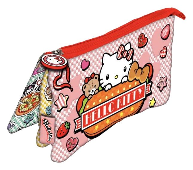 Hello Kitty and Friends Estuche con Múltiples Bolsillos American Diner Version Expositor (6)