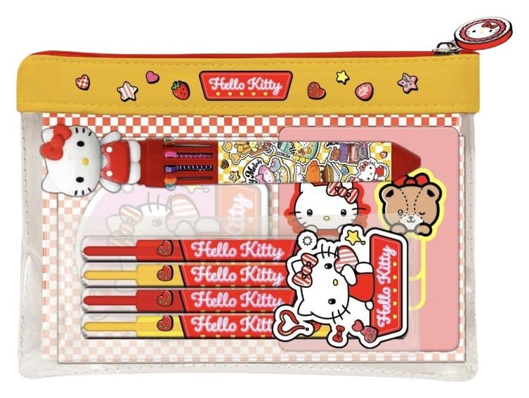 Hello Kitty and Friends Set de Papelería con Estuche American Diner Version Expositor (6)