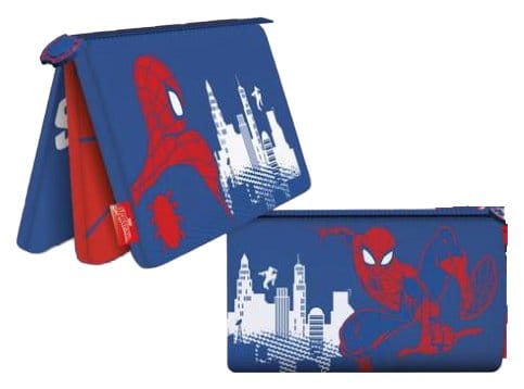 Spider-Man Estuche con Múltiples Bolsillos Red, White and Blue Expositor (6) Frikytopia