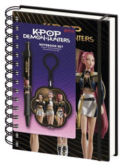 KPop Demon Hunters Cuaderno con Bolígrafo & Colgante Golden Expositor (10)