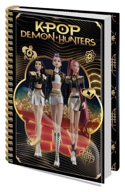 KPop Demon Hunters Cuaderno A5 Golden Expositor (12) Frikytopia