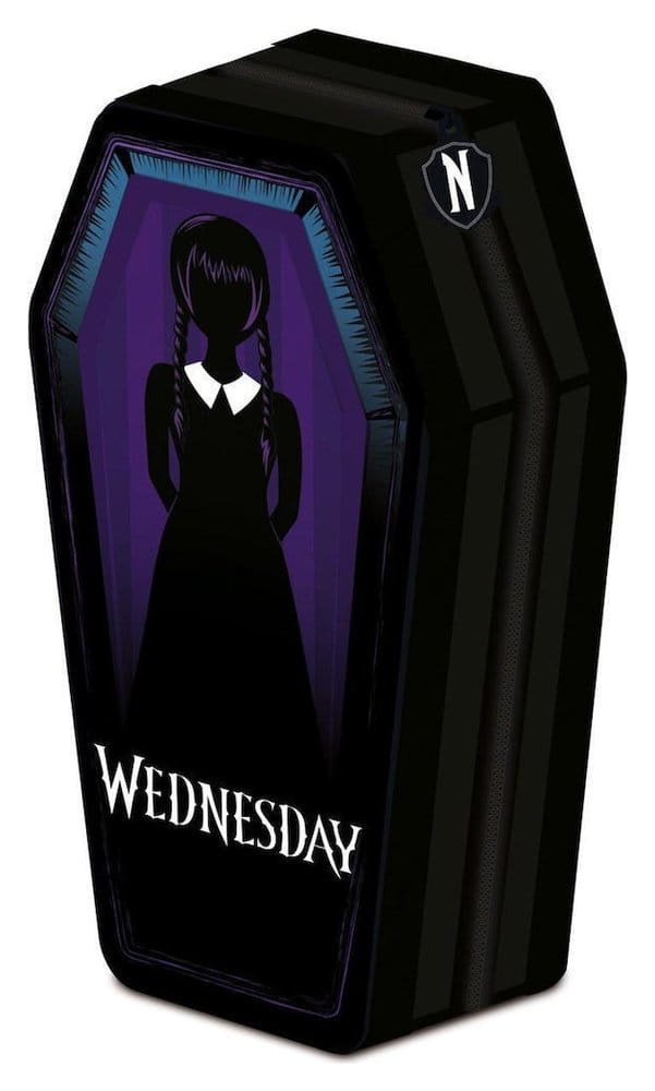 Wednesday Estuche con Forma de Ataúd