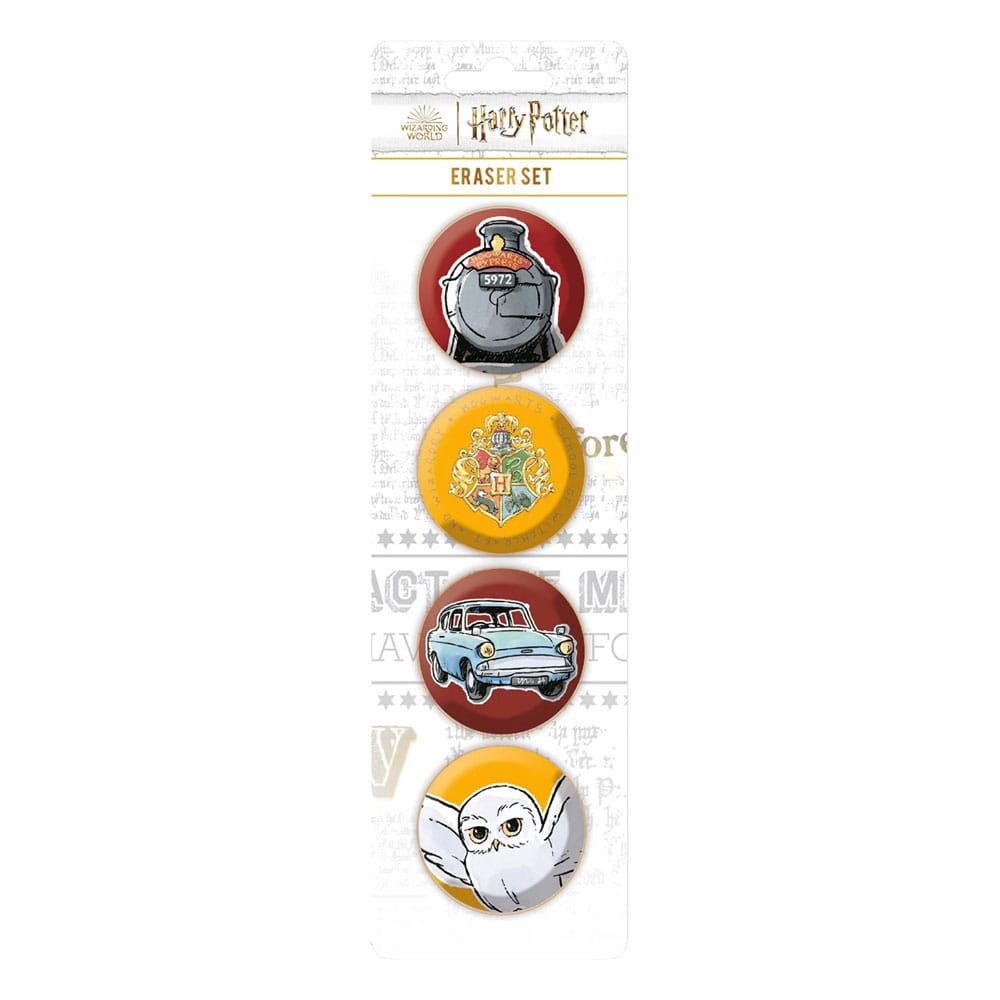 Harry Potter Pack de 4 gomas Frikytopia