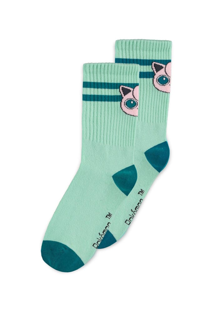 Pokémon Pack de 2 Pares de Calcetines Heads Grey 35-38