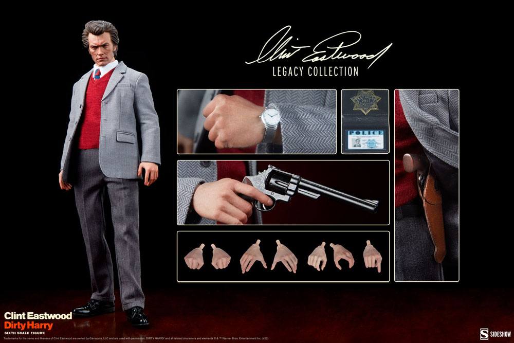 Harry el Sucio Figura 1/6 Clint Eastwood Legacy Collection Harry Callahan 30 cm