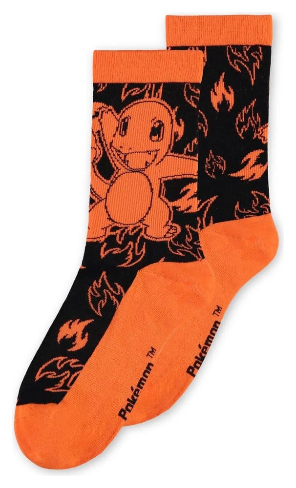 Pokémon Pack de 2 Pares de Calcetines Crew 39-42