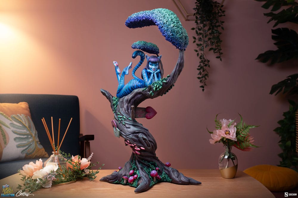 Fairytale Fantasies Collection Estatua Lady Cheshire Cat 63 cm