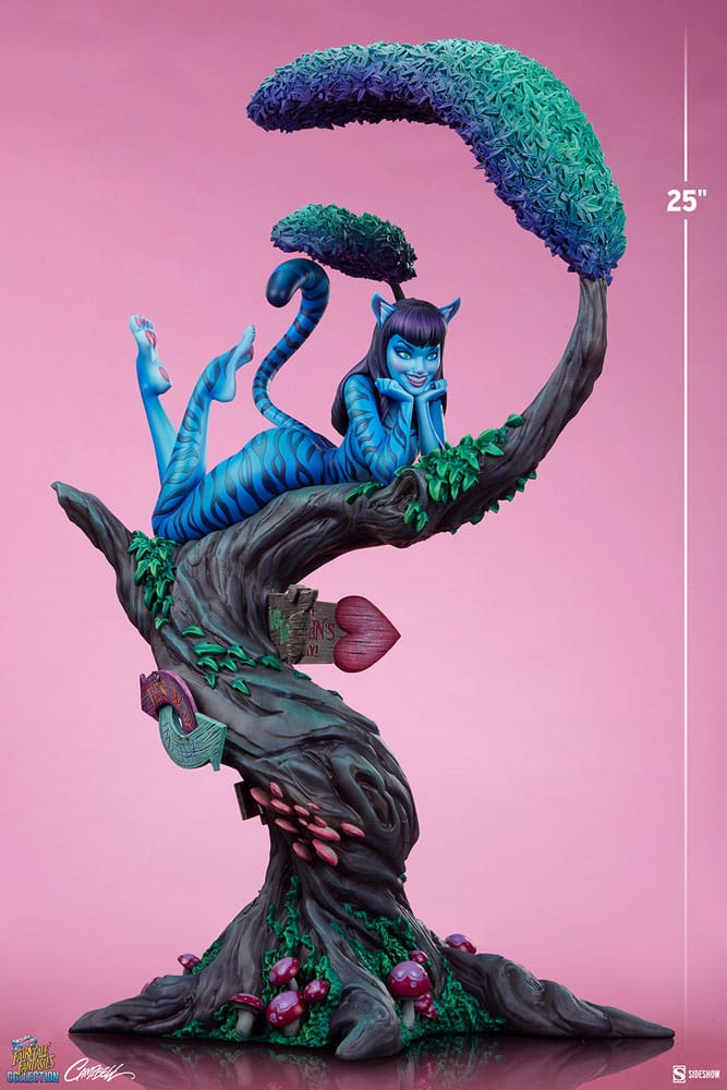 Fairytale Fantasies Collection Estatua Lady Cheshire Cat 63 cm