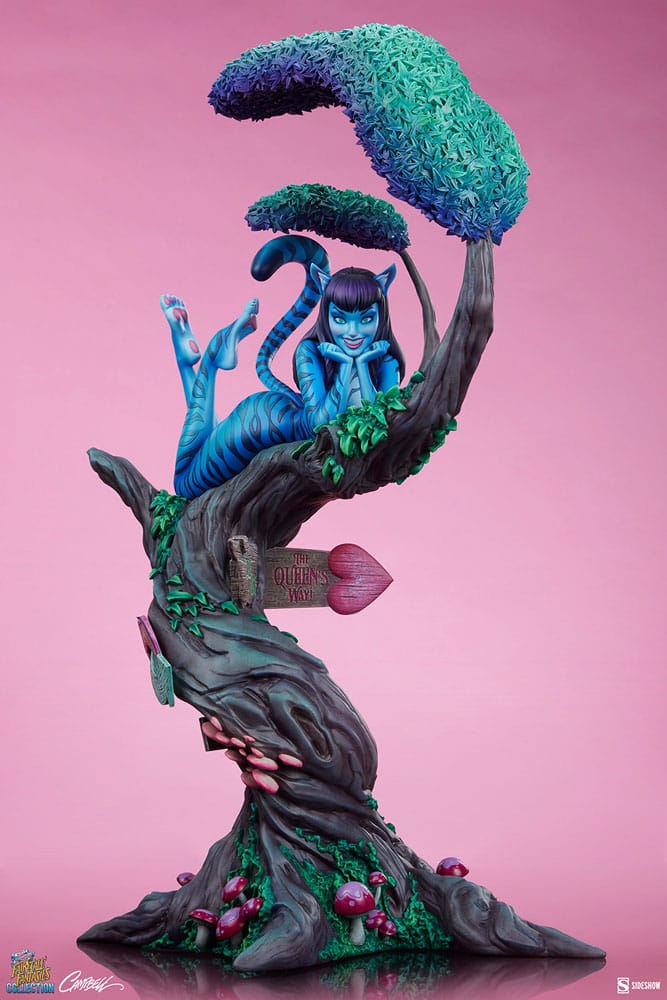 Fairytale Fantasies Collection Estatua Lady Cheshire Cat 63 cm