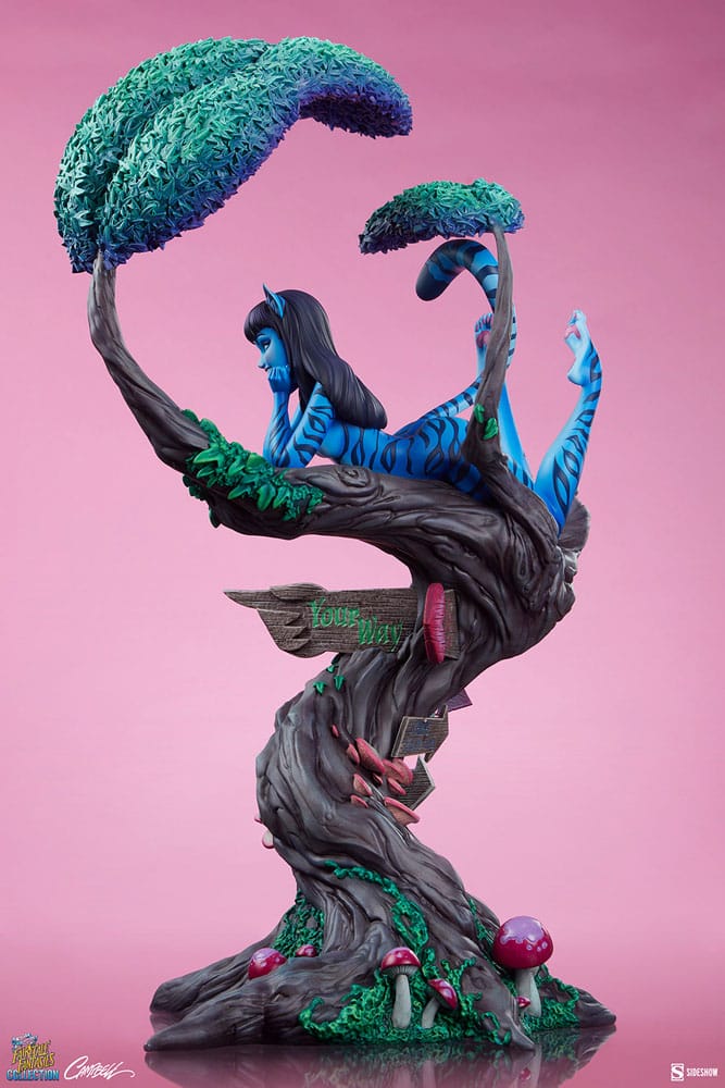 Fairytale Fantasies Collection Estatua Lady Cheshire Cat 63 cm