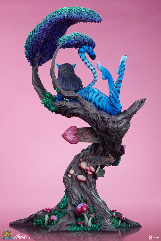 Fairytale Fantasies Collection Estatua Lady Cheshire Cat 63 cm