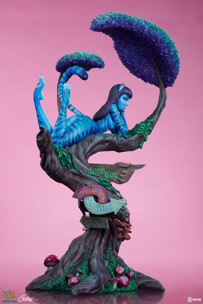 Fairytale Fantasies Collection Estatua Lady Cheshire Cat 63 cm