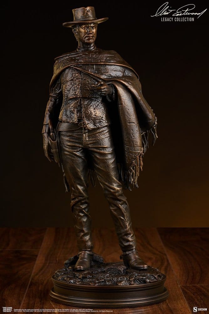 El Bueno, el Feo y el Malo Estatua The Man with No Name (Faux Bronze) 39 cm