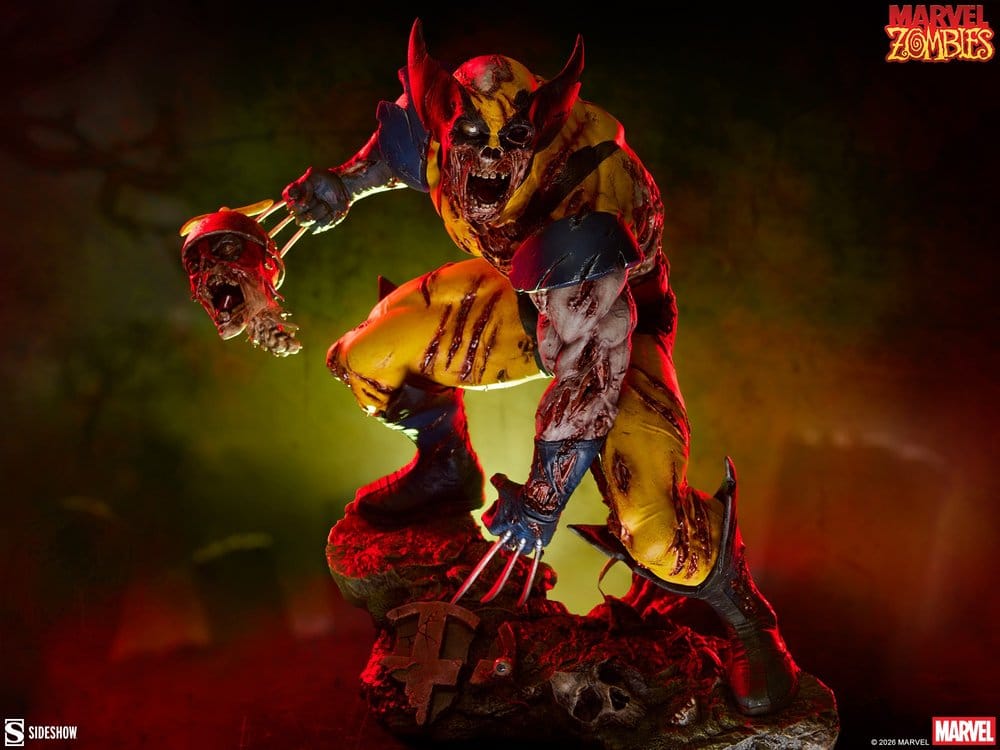 Marvel Estatua Wolverine: Marvel Zombies 29 cm