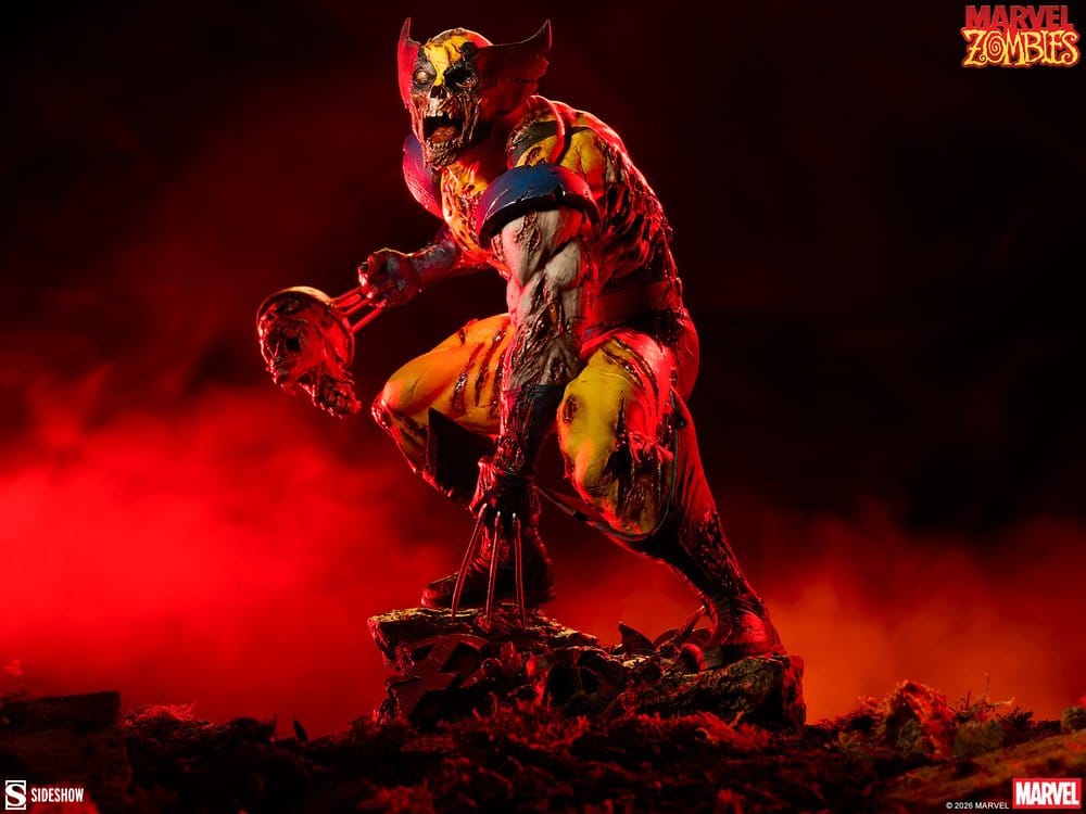 Marvel Estatua Wolverine: Marvel Zombies 29 cm