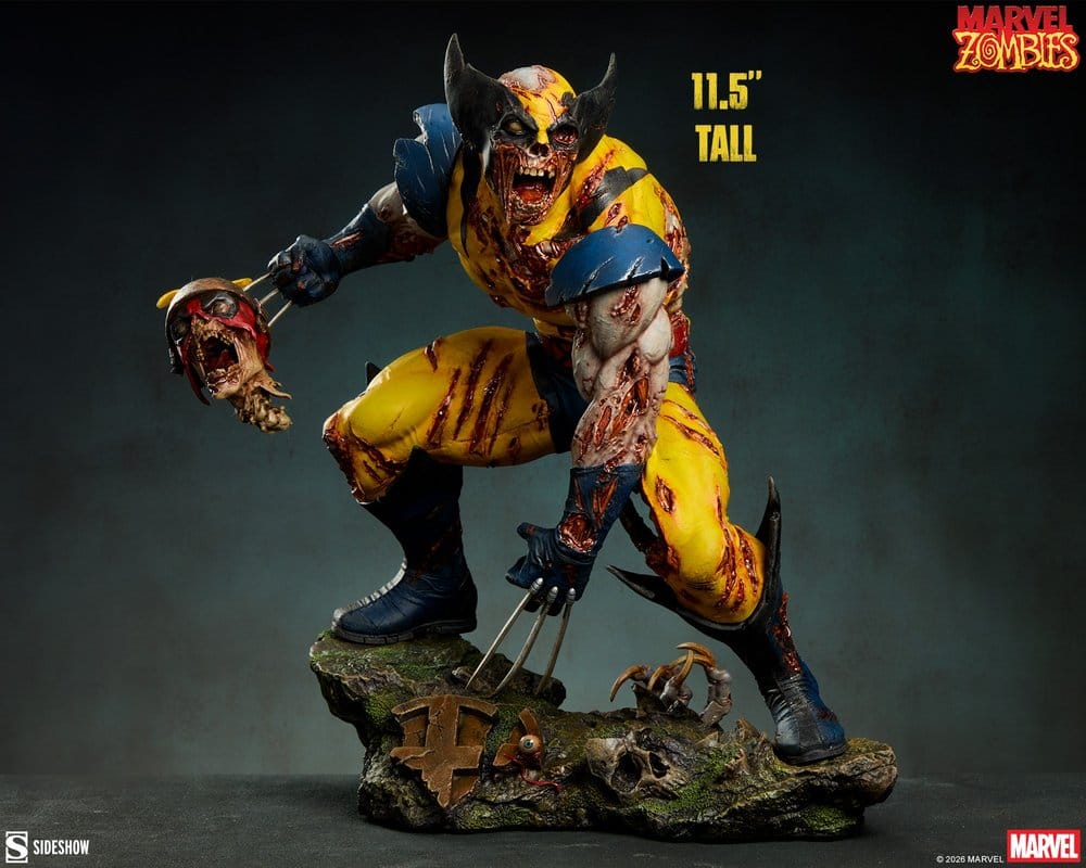 Marvel Estatua Wolverine: Marvel Zombies 29 cm