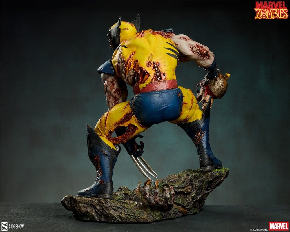 Marvel Estatua Wolverine: Marvel Zombies 29 cm