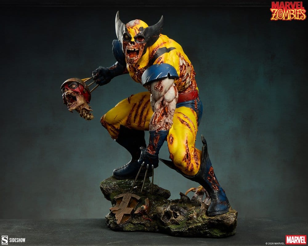 Marvel Estatua Wolverine: Marvel Zombies 29 cm