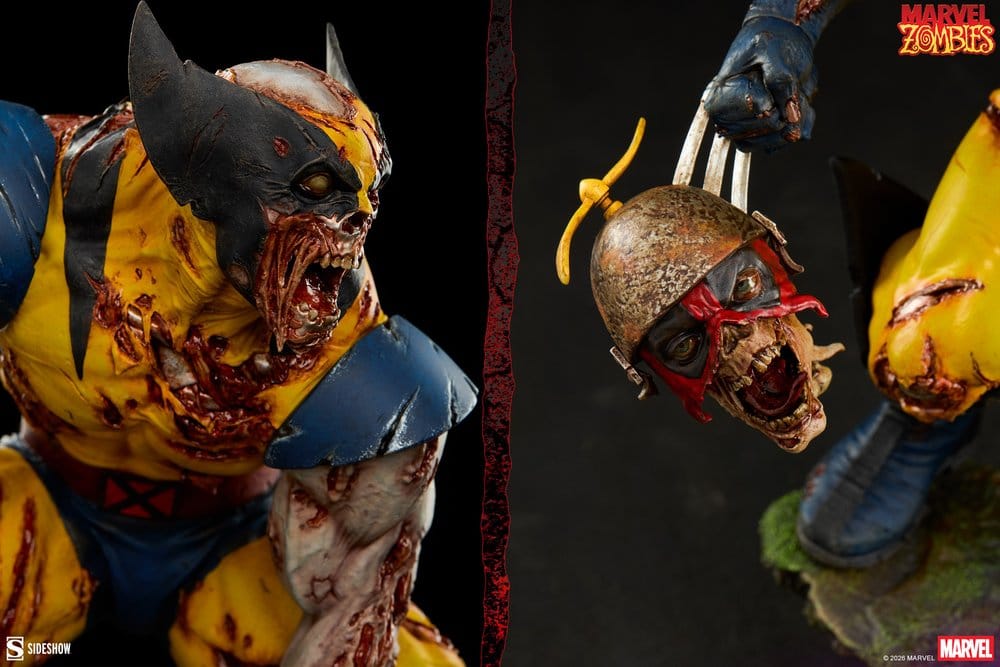 Marvel Estatua Wolverine: Marvel Zombies 29 cm