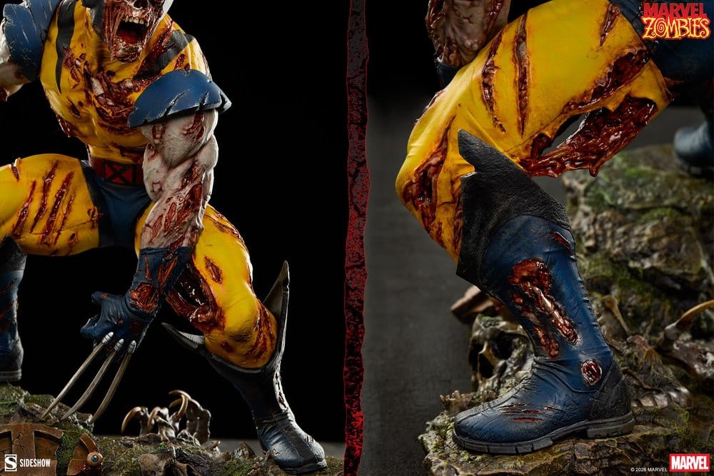 Marvel Estatua Wolverine: Marvel Zombies 29 cm