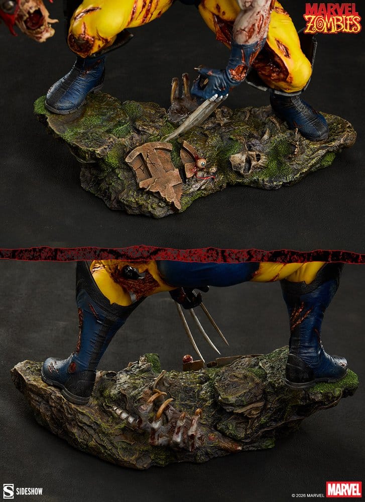 Marvel Estatua Wolverine: Marvel Zombies 29 cm