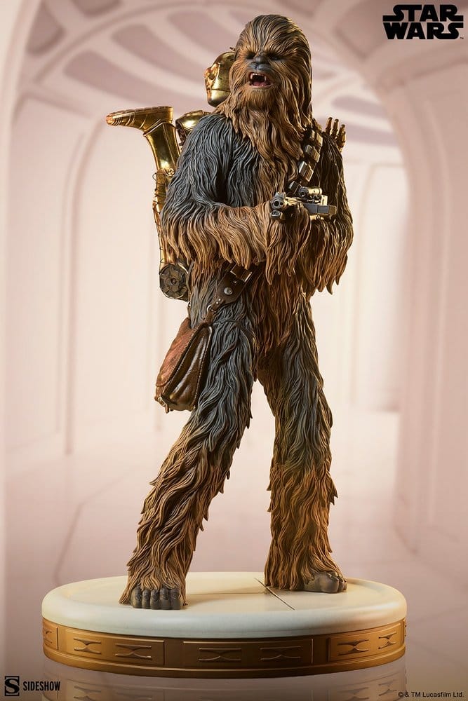 Star Wars Premium Format Estatua Chewbacca and C-3PO 63 cm