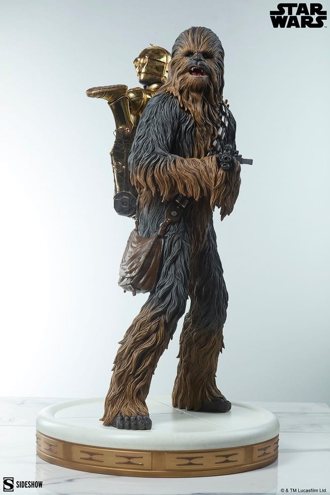 Star Wars Premium Format Estatua Chewbacca and C-3PO 63 cm
