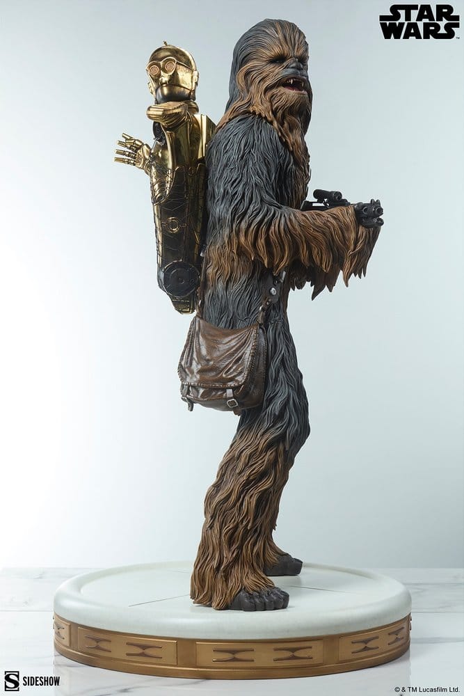 Star Wars Premium Format Estatua Chewbacca and C-3PO 63 cm