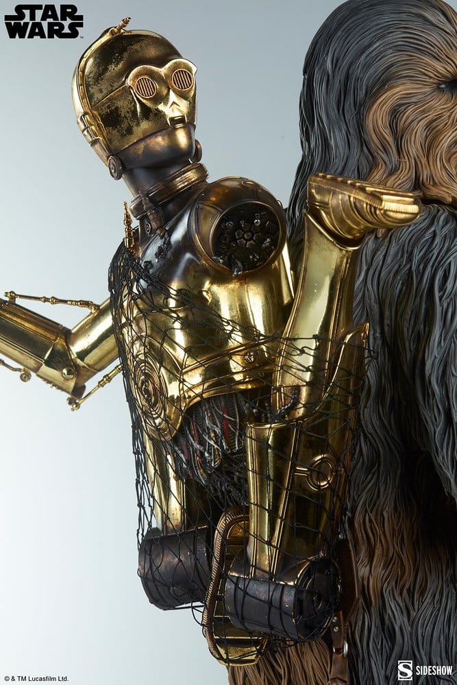 Star Wars Premium Format Estatua Chewbacca and C-3PO 63 cm