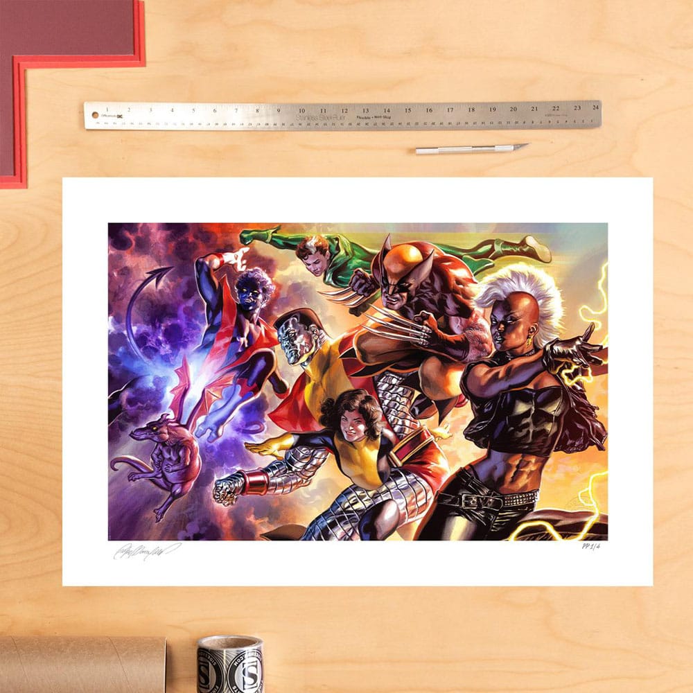 Marvel X-Men Litografia The X-Men by Felipe Massafera 46 x 66 cm - sin marco