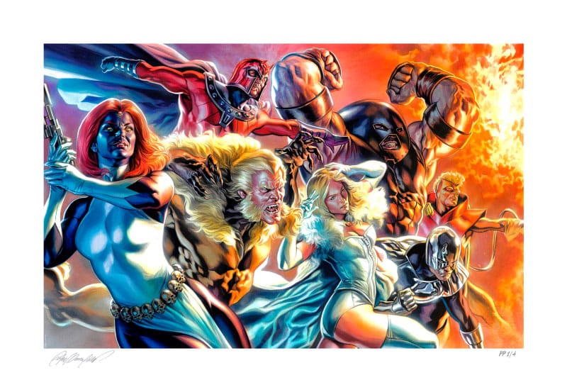 Marvel X-Men Litografia The Brotherhood of Mutants by Felipe Massafera 46 x 66 cm - sin marco Frikytopia