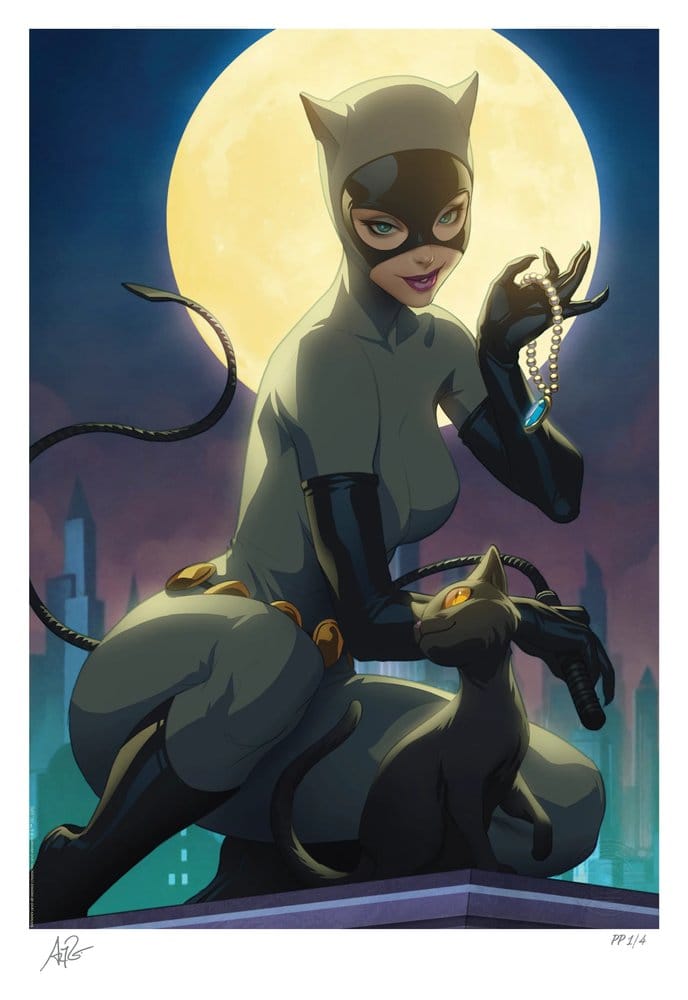 DC Comics Litografia Catwoman: Batman the Animated Series 46 x 61 cm - sin marco Frikytopia