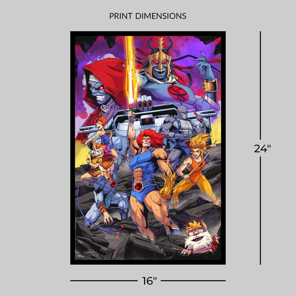 ThunderCats Litografia ThunderCats Roar! 41 x 61 cm - sin marco
