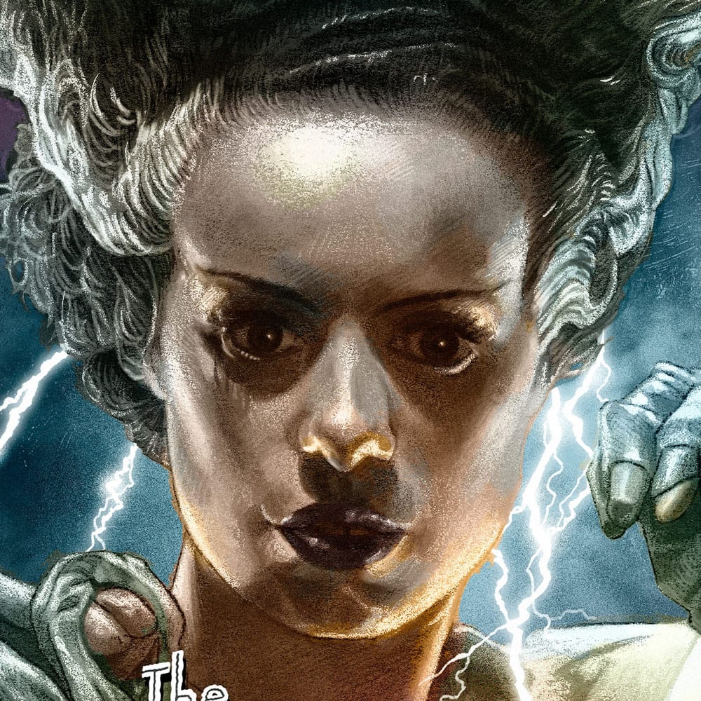 La novia de Frankenstein Litografia Bride of Frankenstein (Color Variant) by Ruiz Burgos 61 x 46 cm - sin marco