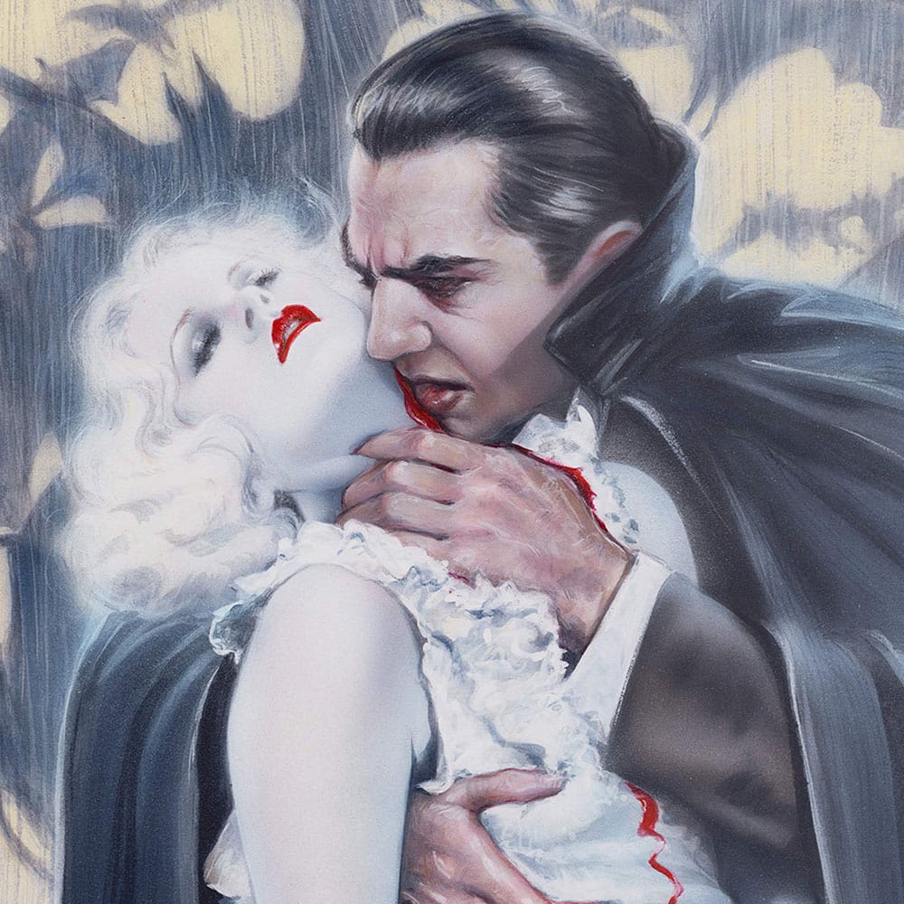Dracula Litografia The Kiss by Olivia De Berardinis 70 x 43 cm - sin marco